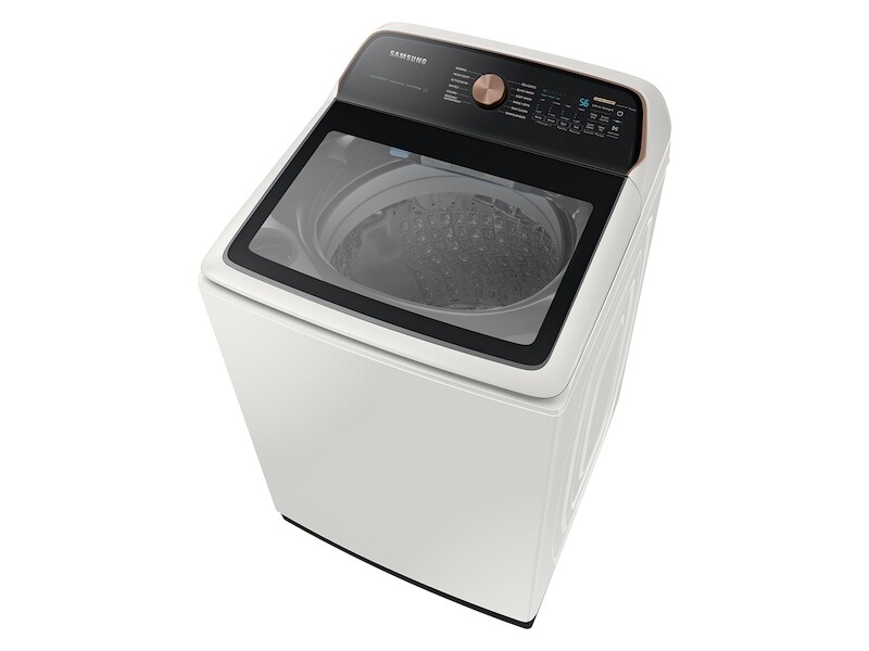 5.5 cu. ft. Extra-Large Capacity Smart Top Load Washer with Super Speed Wash in Ivory WA55A7300AEUS