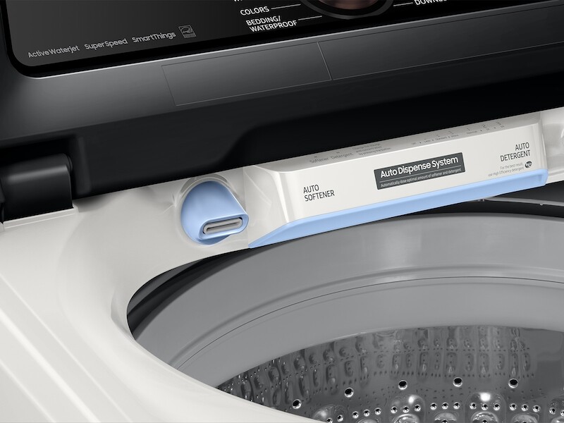 5.5 cu. ft. Extra-Large Capacity Smart Top Load Washer with Super Speed Wash in Ivory WA55A7300AEUS