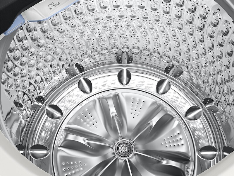 5.5 cu. ft. Extra-Large Capacity Smart Top Load Washer with Super Speed Wash in Ivory WA55A7300AEUS