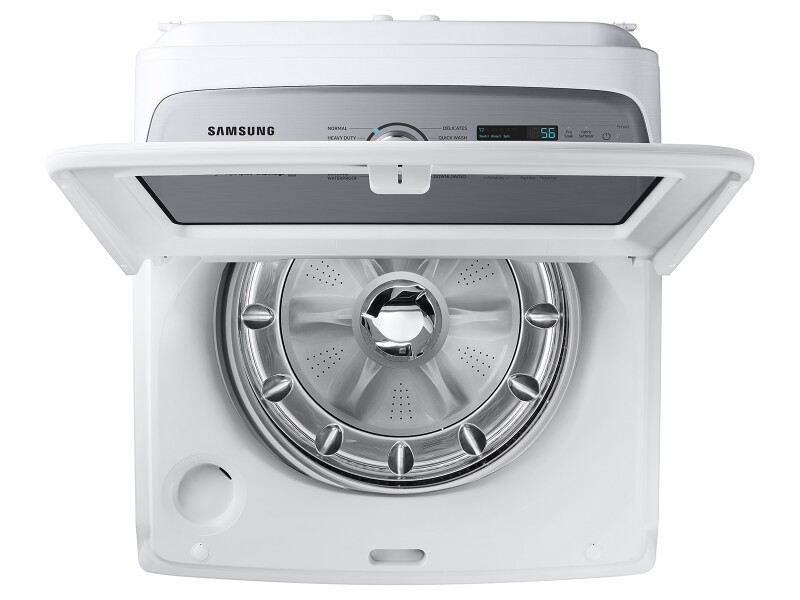 5.5 cu. ft. Extra-Large Capacity Smart Top Load Washer with Super Speed Wash in White WA55CG7100AWUS