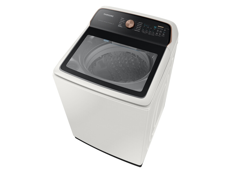 5.5 cu. ft. Extra-Large Capacity Smart Top Load Washer with Auto Dispense System in Ivory WA55CG7500AEUS
