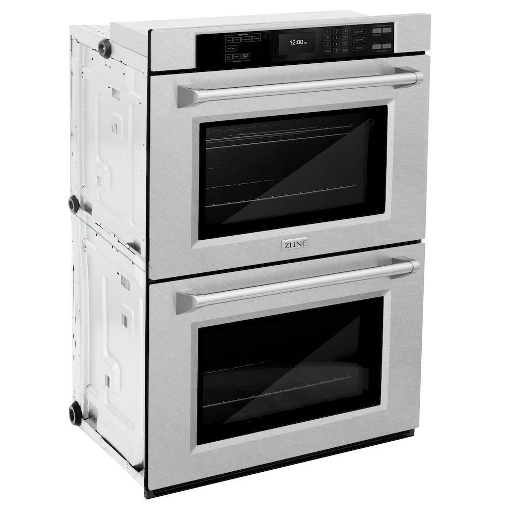 30 In. Professional True Convection Double Wall Oven With Air Fry And Self Clean In Satin Stainless Steel WADS30