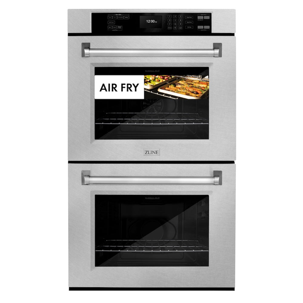30 In. Professional True Convection Double Wall Oven With Air Fry And Self Clean In Satin Stainless Steel WADS30
