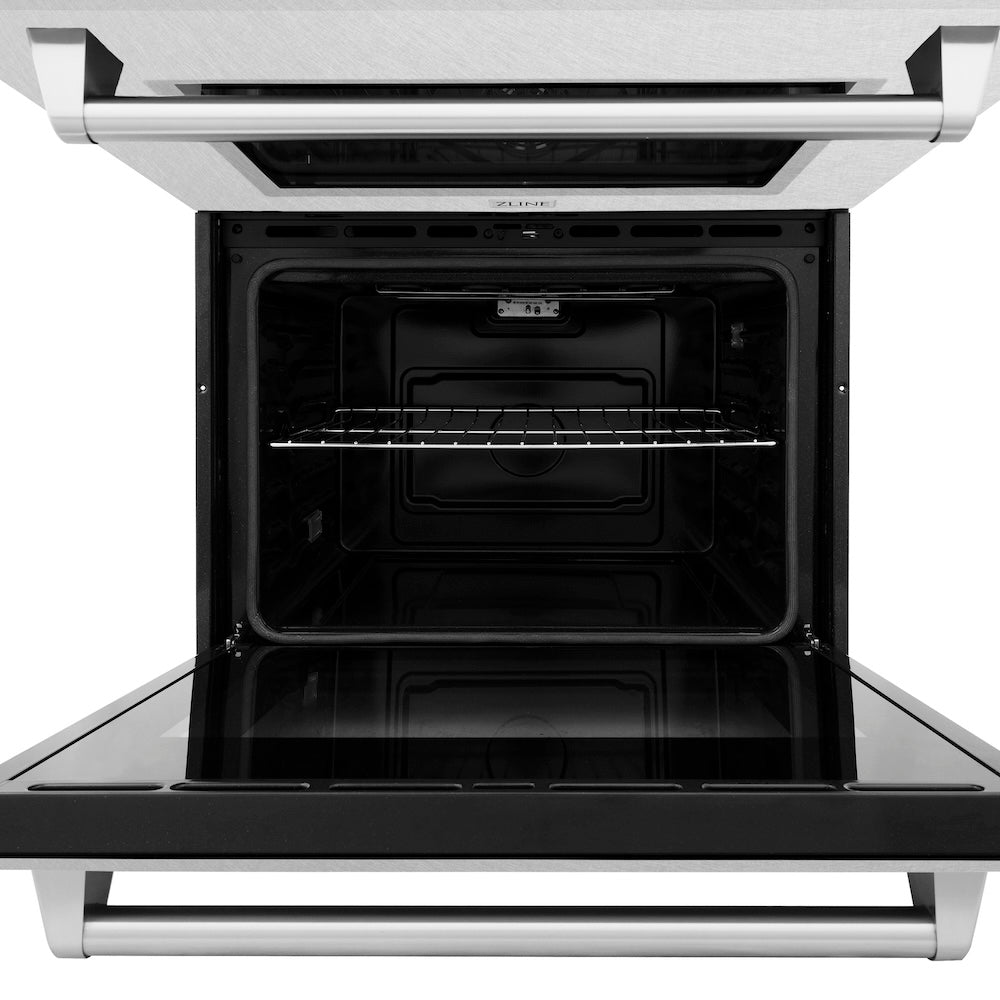 30 In. Professional True Convection Double Wall Oven With Air Fry And Self Clean In Satin Stainless Steel WADS30
