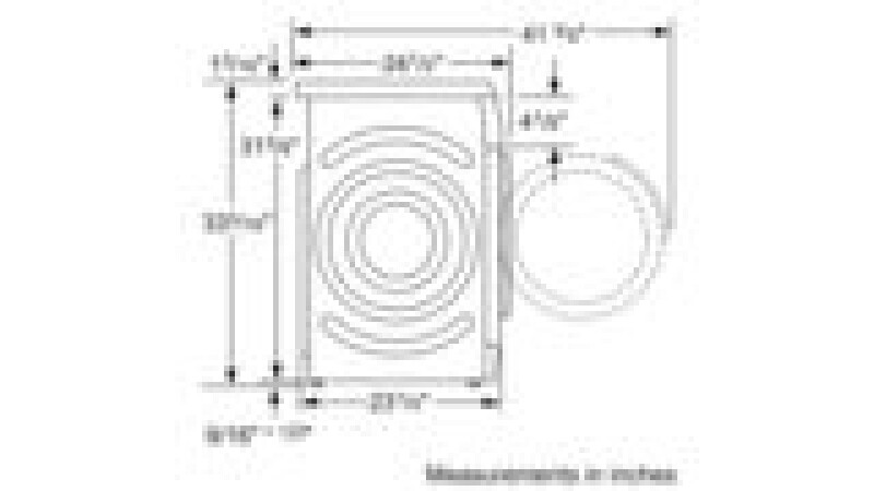 Series 8 Compact Washer max. 1200 rpm WAS24460UC
