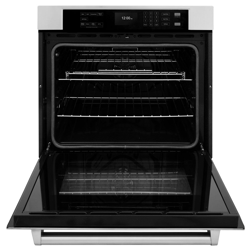 30 In. Professional True Convection Single Wall Oven With Air Fry And Self Clean In Stainless Steel WAS30