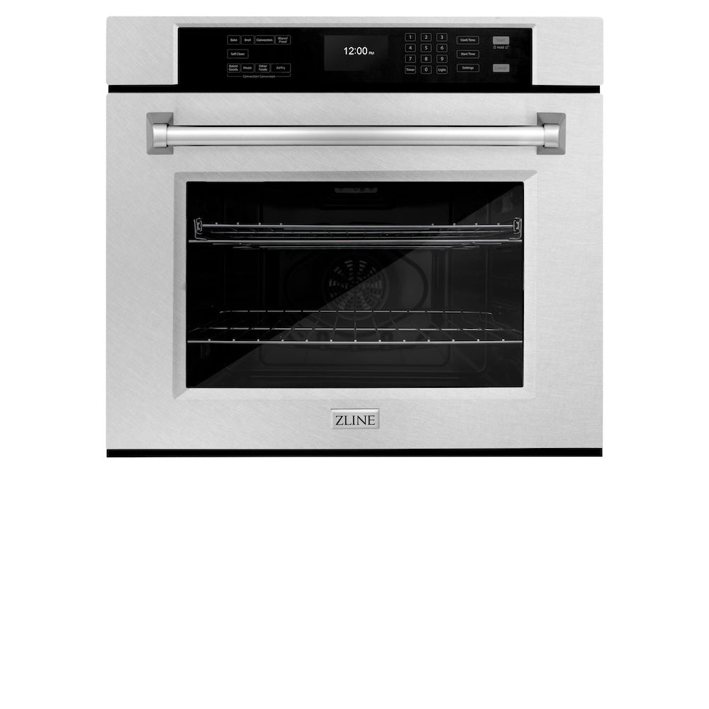 30 In. Professional True Convection Single Wall Oven With Air Fry And Self Clean In Satin Stainless Steel WASS30