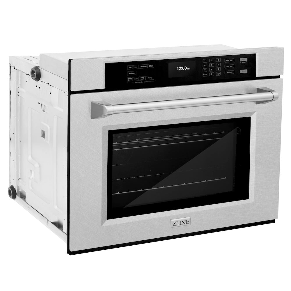 30 In. Professional True Convection Single Wall Oven With Air Fry And Self Clean In Satin Stainless Steel WASS30