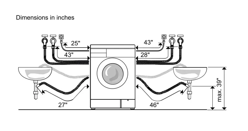 Compact Washer24'' 1400 rpm WAT28401UC