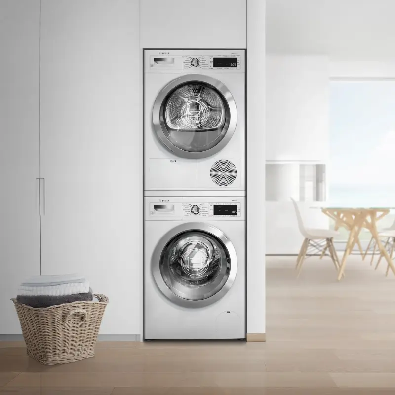 800 Series Compact Washer 1400 rpm, White WAW285H2UC