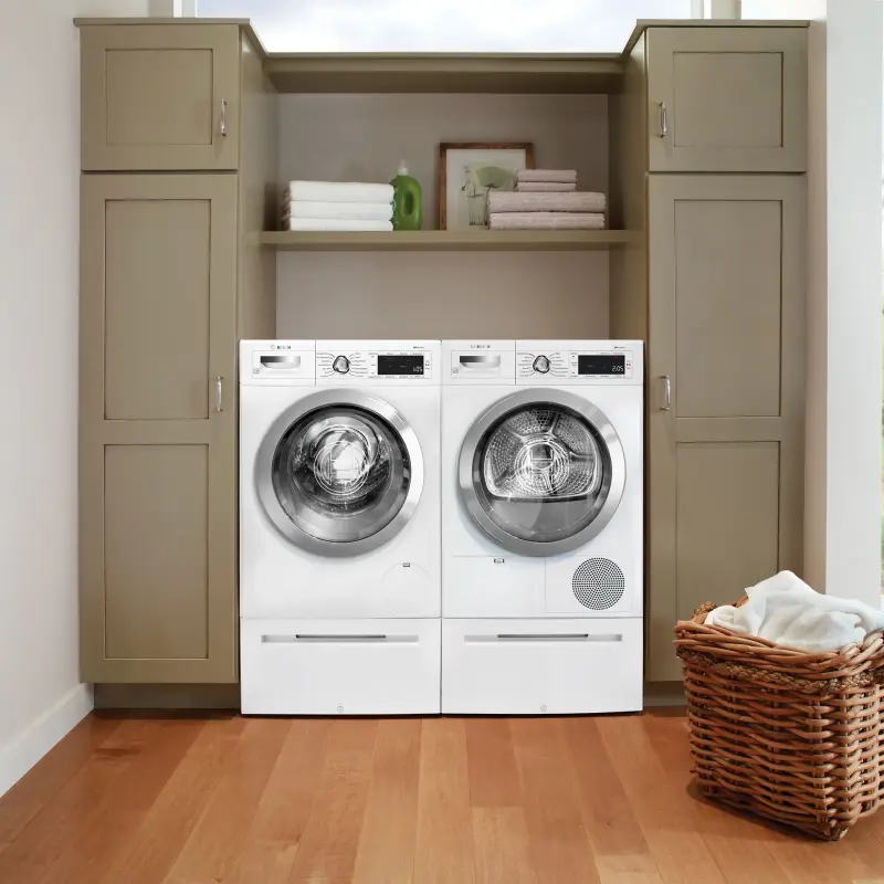 800 Series Compact Washer 1400 rpm, White WAW285H2UC