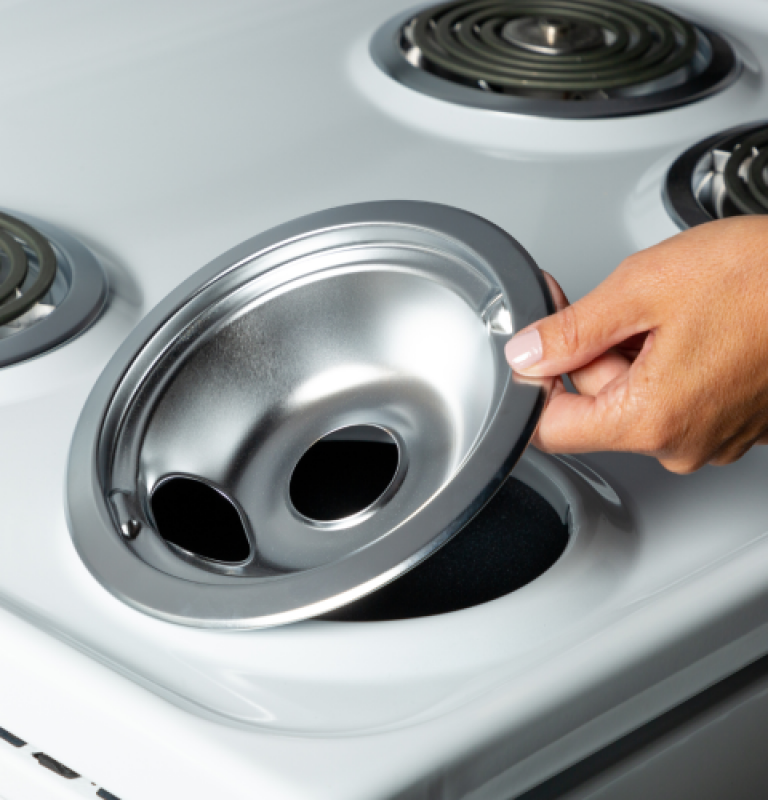 6 Inch Electric Range Burner Bowl Chrome WB31T10010