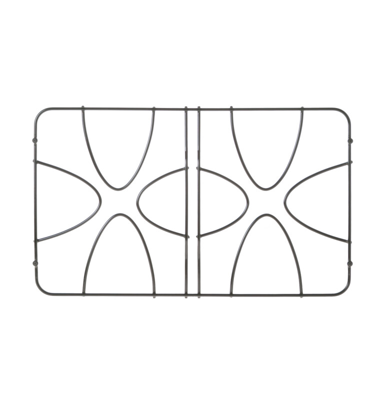 Gas range, double grate, black color WB31T10051, product image 2 of 2