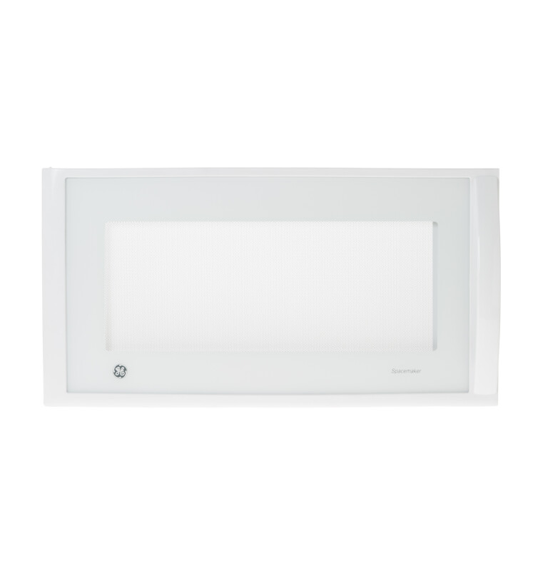 Microwave Door Assembly - White WB56X10433, product image 2 of 4
