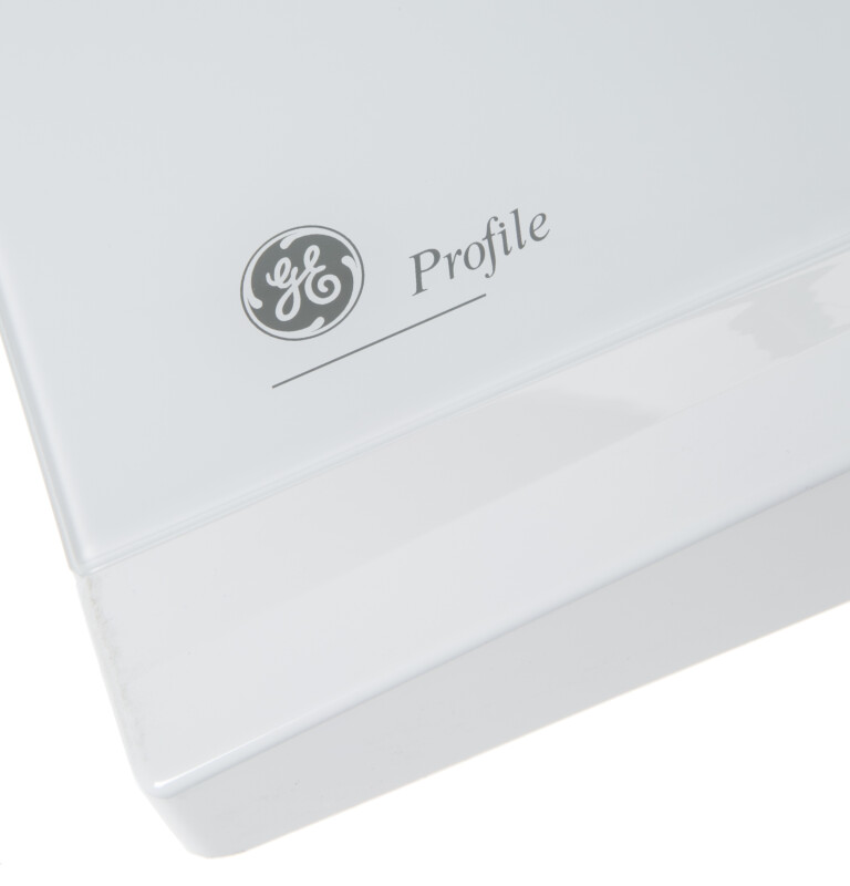 Microwave Oven Door Assembly White WB56X10482, product image 3 of 4