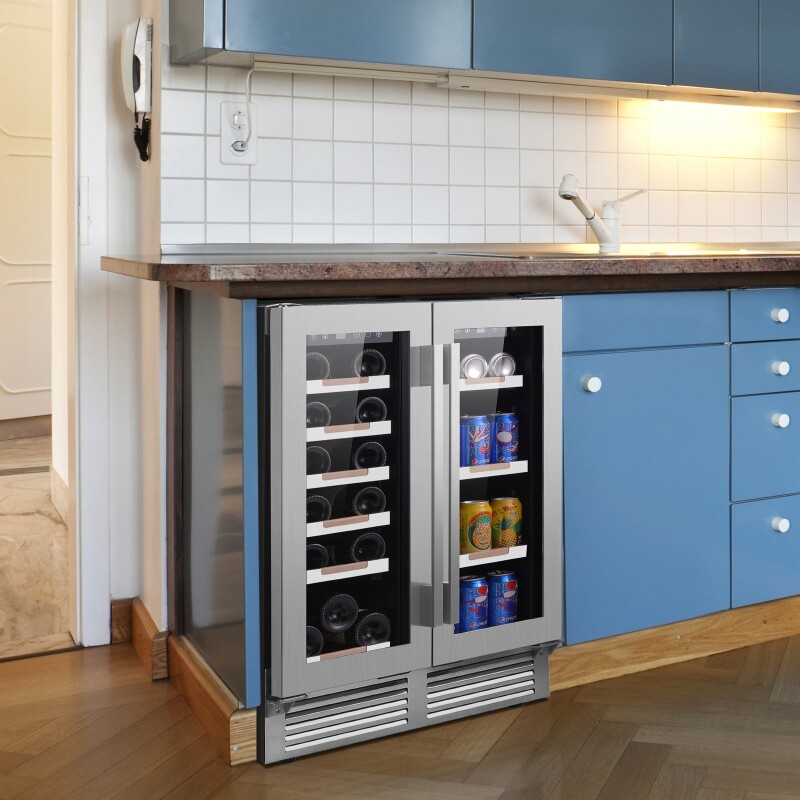 Avanti ELITE Side by Side Wine and Beverage Cooler WBE1956Z3S, product image 2 of 10