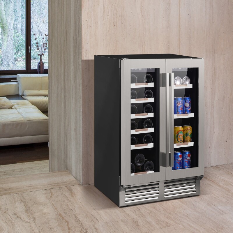 Avanti ELITE Side by Side Wine and Beverage Cooler WBE1956Z3S, product image 3 of 10