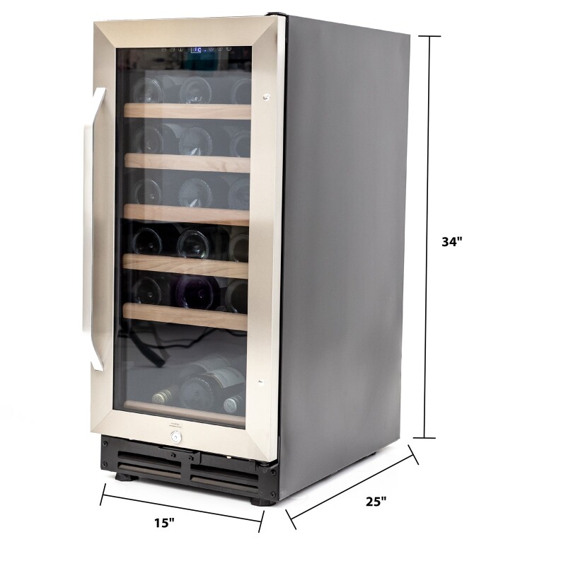 30 Bottle Wine Cooler WC3015S3S, product image 6 of 6