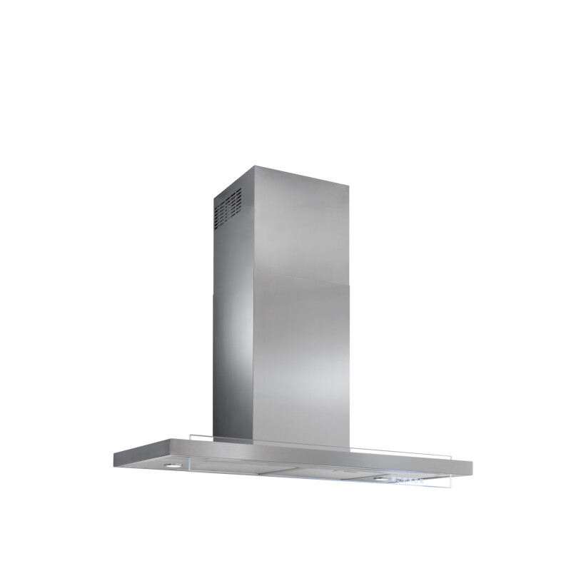 36-in. 800 Max Blower CFM Chimney Range Hood with glass WC45 Series WC45IQ90SB