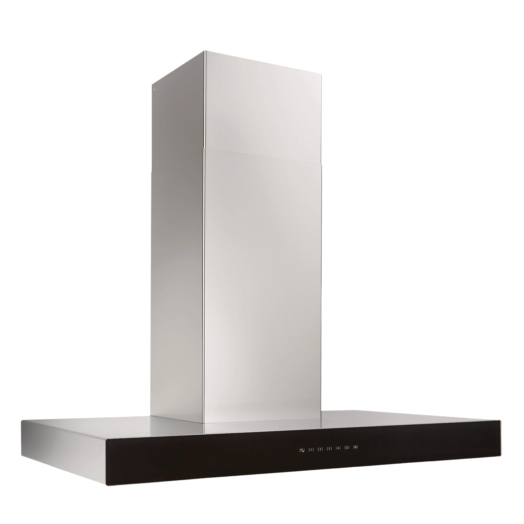 30-inch 650 Max Blower Cfm Stainless Steel Chimney Range Hood With Purled™ Light System And Black Glass (wcb3 Series) WCB3I30SBB