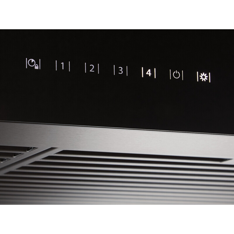 30-inch 650 Max Blower Cfm Stainless Steel Chimney Range Hood With Purled™ Light System And Black Glass (wcb3 Series) WCB3I30SBB