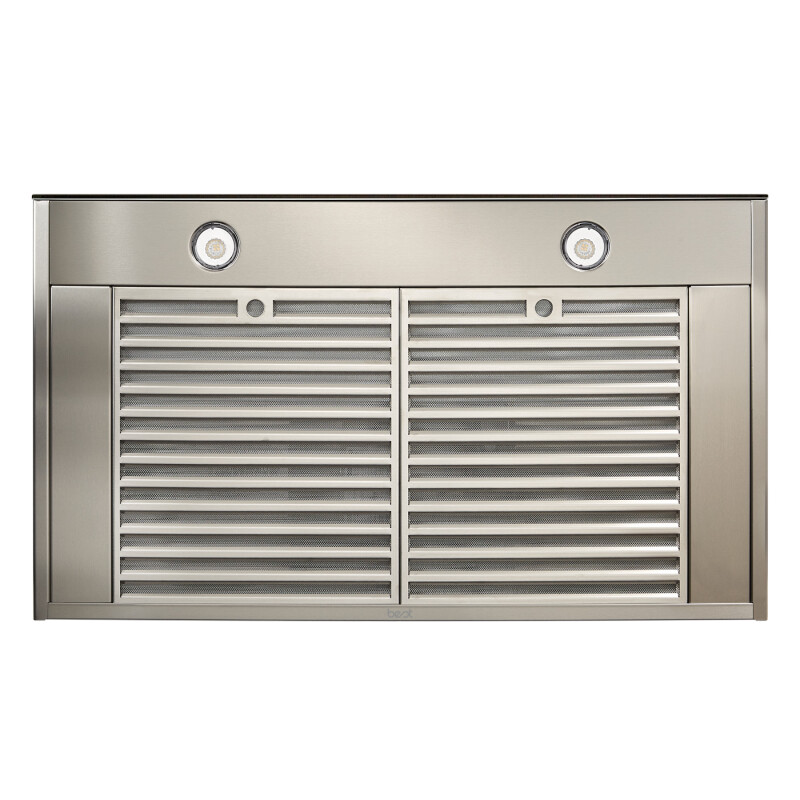 30-inch 650 Max Blower Cfm Stainless Steel Chimney Range Hood With Purled™ Light System And Black Glass (wcb3 Series) WCB3I30SBB