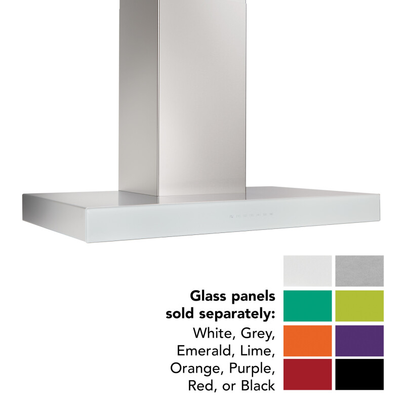 36-inch 650 Max Blower CFM Chimney Range Hood with PURLED™ Light System Without Glass WCB3 Series WCB3I36SBN