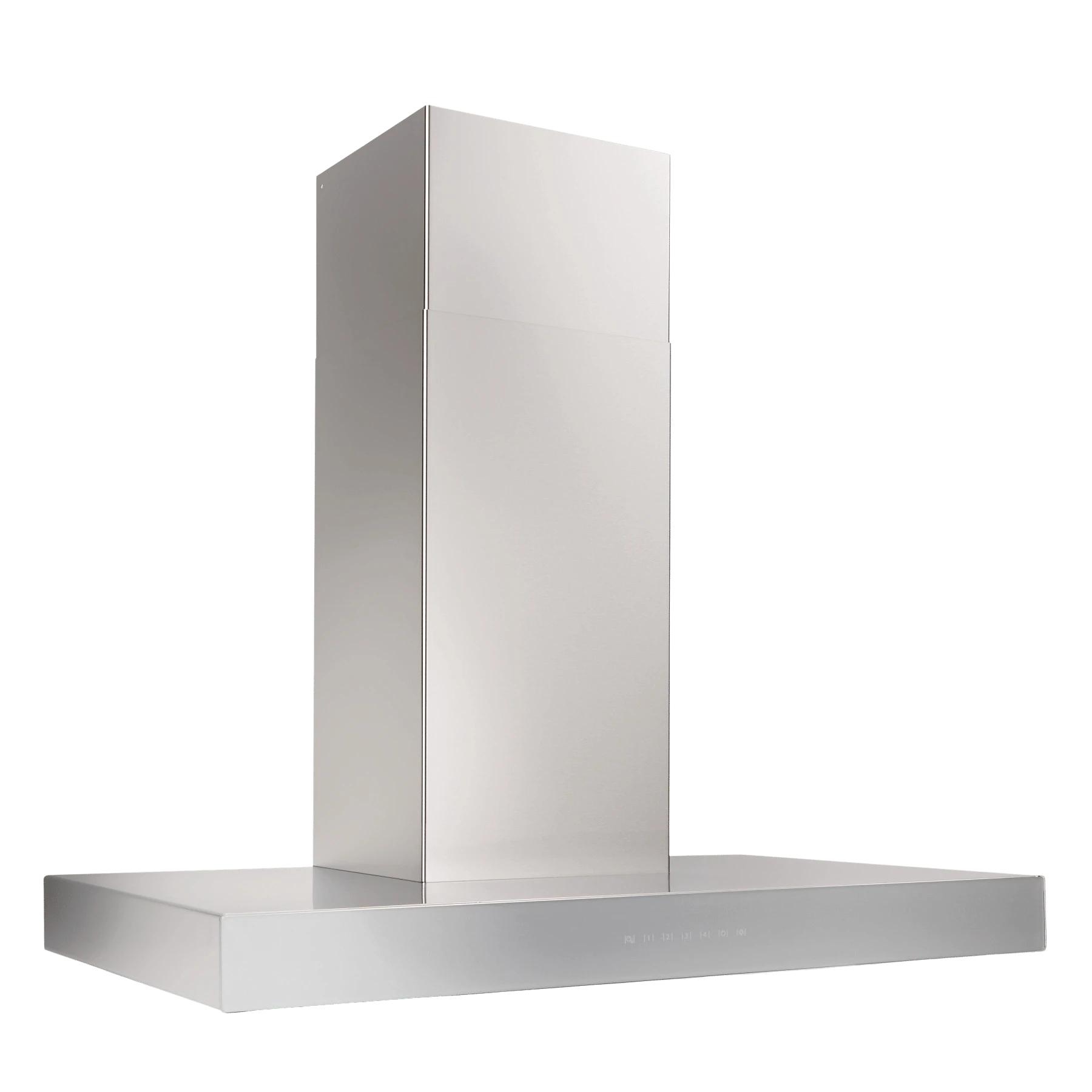 36-inch 650 Max Blower Cfm Stainless Steel Chimney Range Hood With Purled™ Light System And Brushed Grey Glass (wcb3 Series) WCB3I36SBS