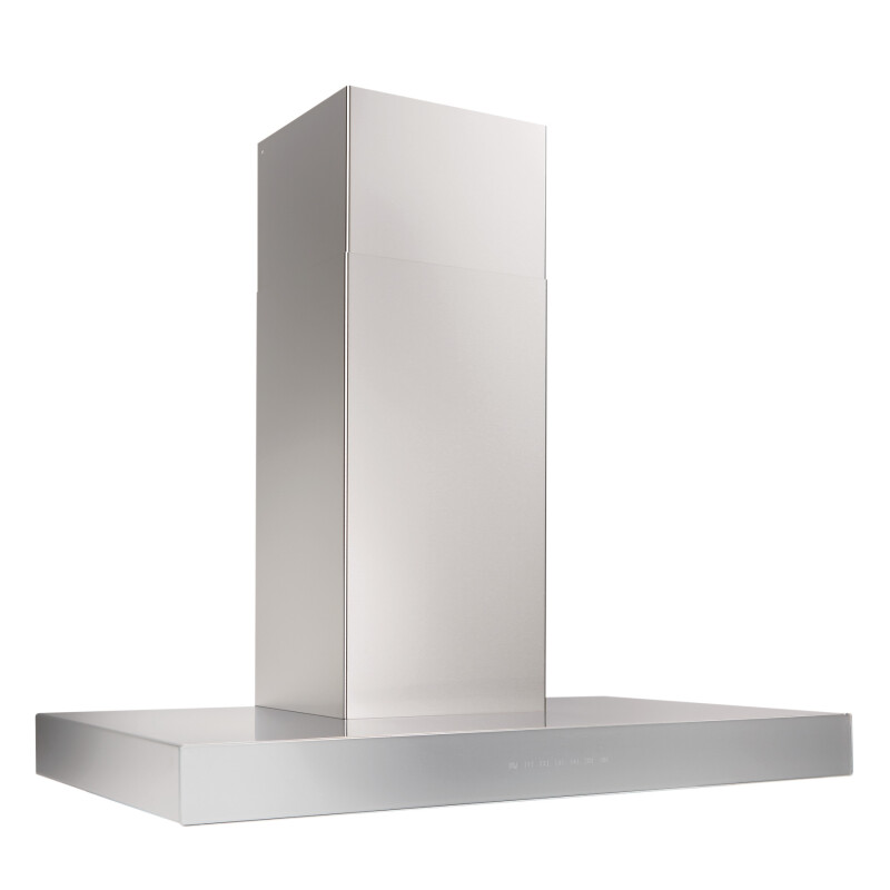 36-inch 650 Max Blower CFM Chimney Range Hood with PURLED Light System and Brushed Grey Glass WCB3 Series WCB3I36SBS