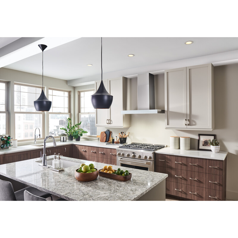 36-inch 650 Max Blower CFM Chimney Range Hood with PURLED™ Light System and White Glass WCB3 Series WCB3I36SBW