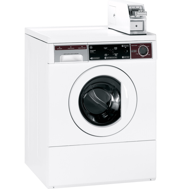 2.7 Cu. Ft. Capacity Commercial Frontload Washer with Stainless Steel Basket WCCH404FWW