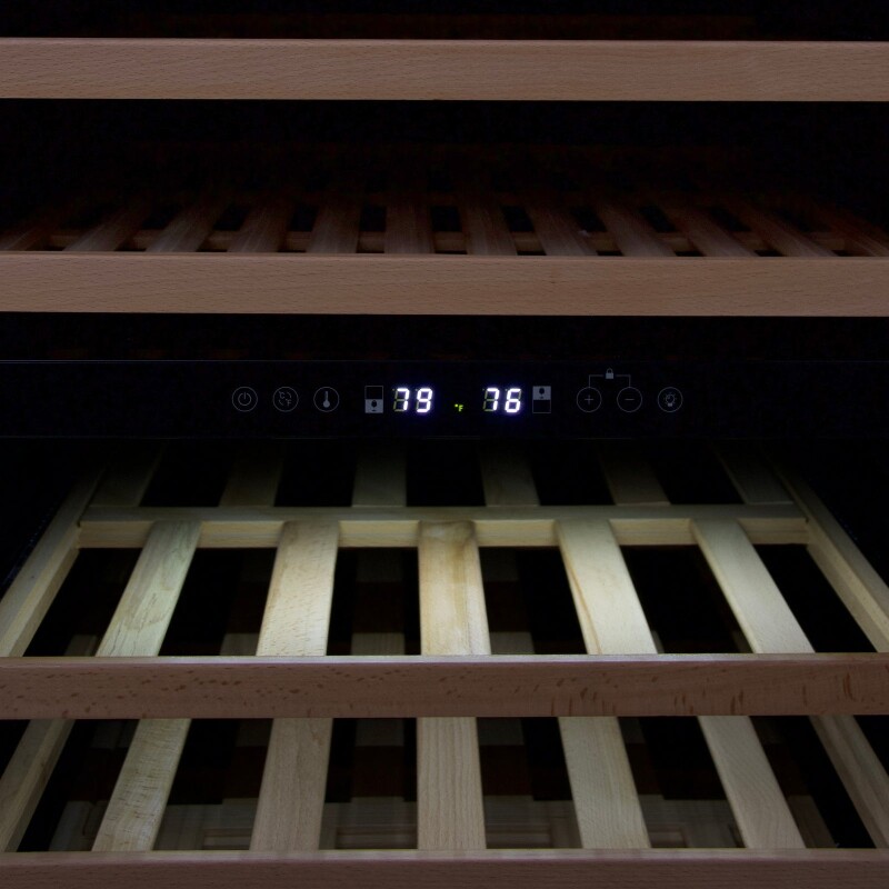 Avanti 163 Bottle Designer Series Dual-Zone Wine Cooler WCD165DZ3S, product image 6 of 10
