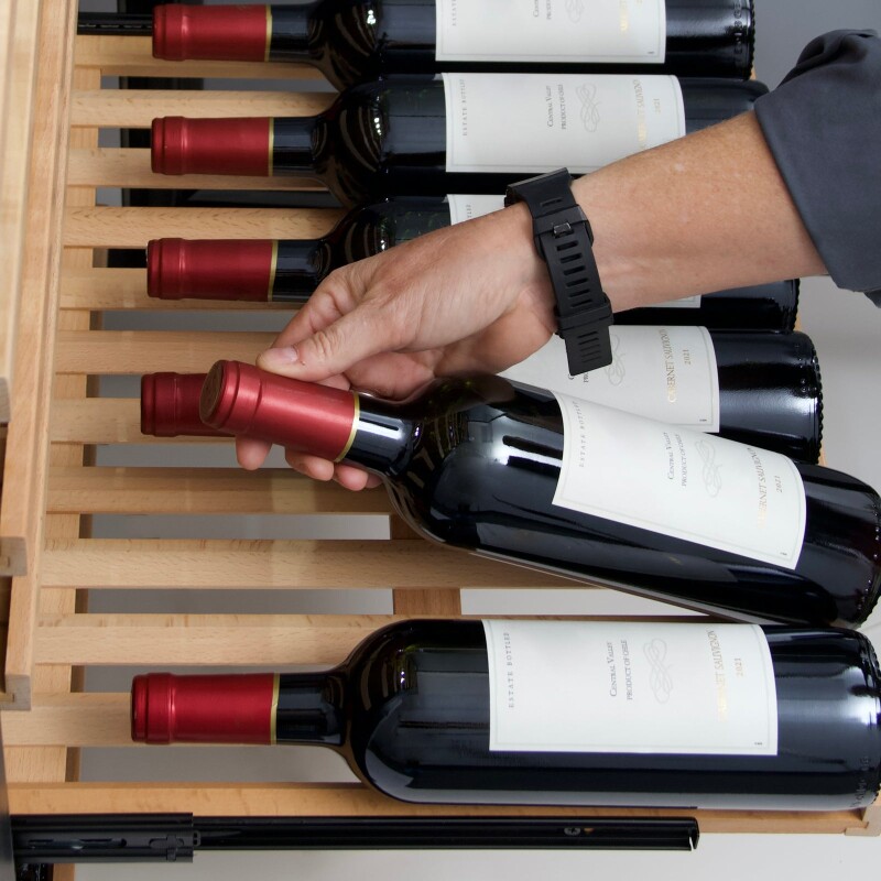 Avanti 163 Bottle Designer Series Dual-Zone Wine Cooler WCD165DZ3S, product image 7 of 10