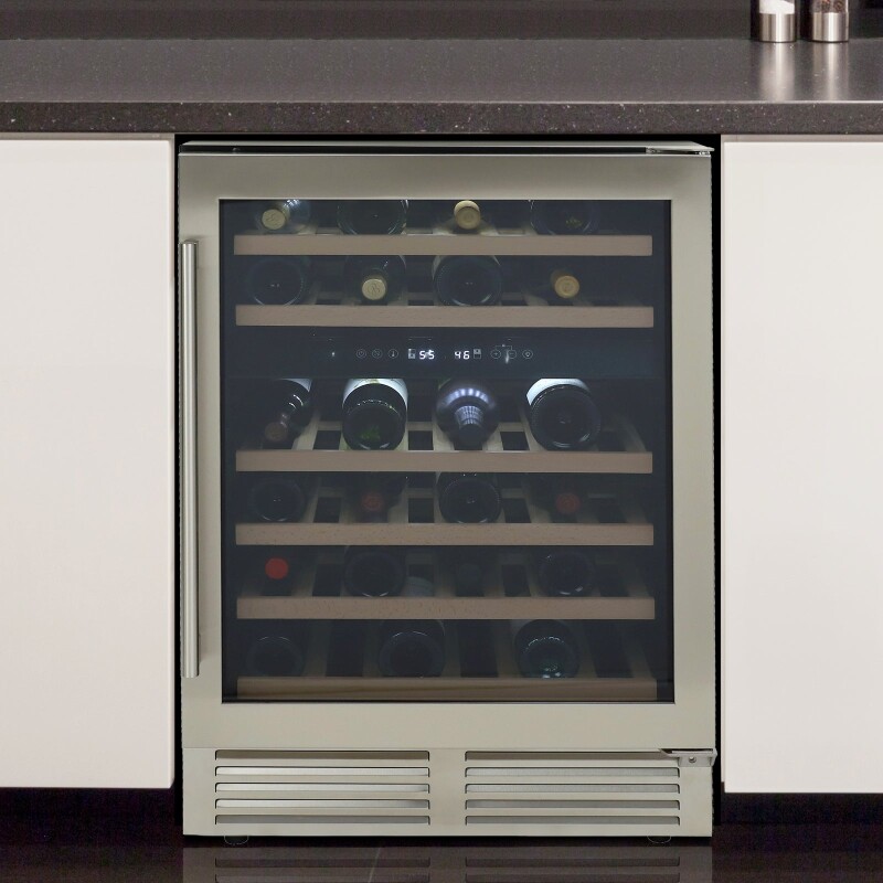 Avanti DESIGNER Series Dual-Zone Wine Cooler, 46 Bottle Capacity WCD46DZ3S