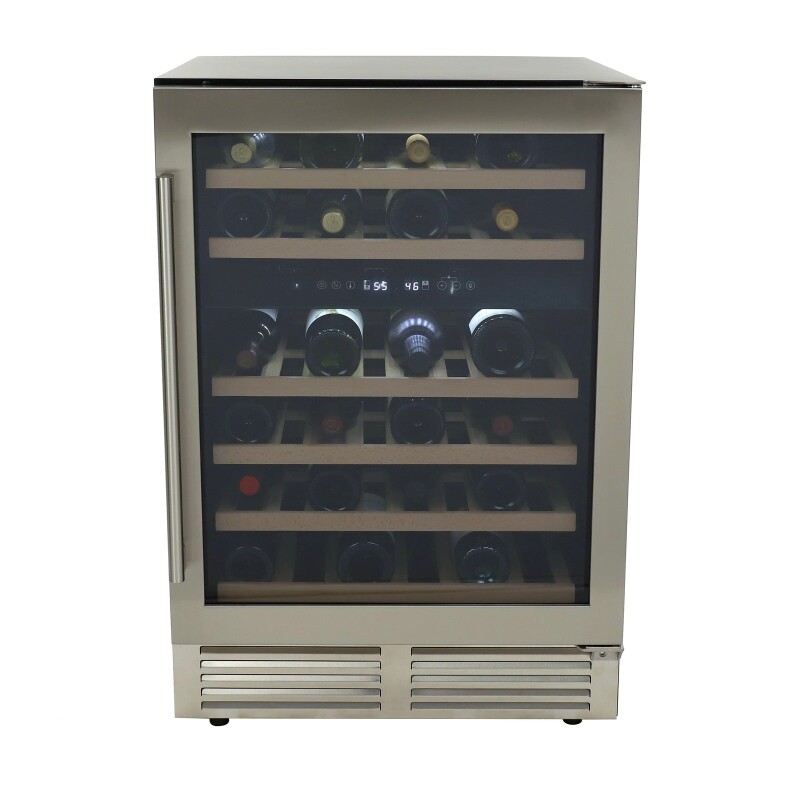 Avanti DESIGNER Series Dual-Zone Wine Cooler, 46 Bottle Capacity WCD46DZ3S