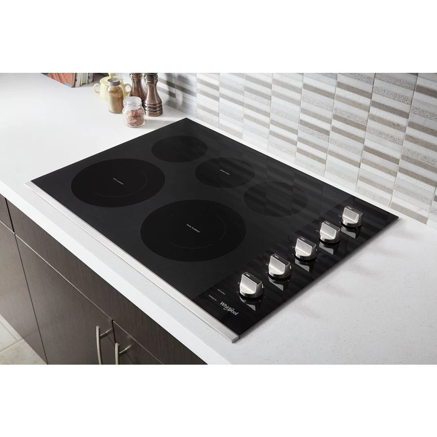 30-inch Electric Ceramic Glass Cooktop with Two Dual Radiant Elements view 6