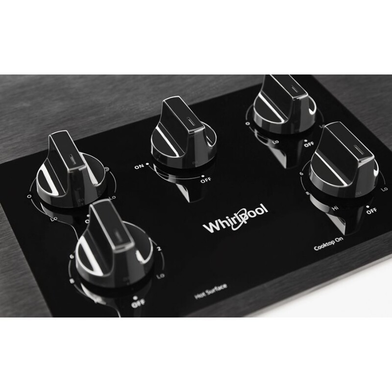 36-inch Electric Ceramic Glass Cooktop with Two Dual Radiant Elements WCE77US6HB