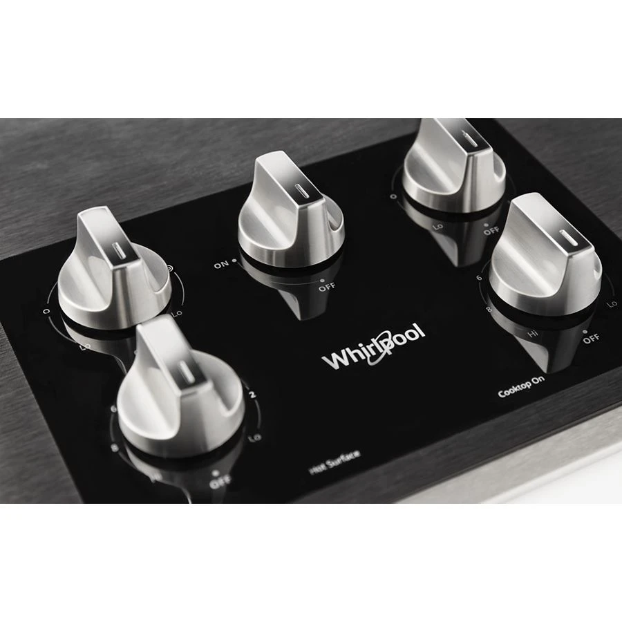36-inch Electric Ceramic Glass Cooktop with Two Dual Radiant Elements WCE77US6HS