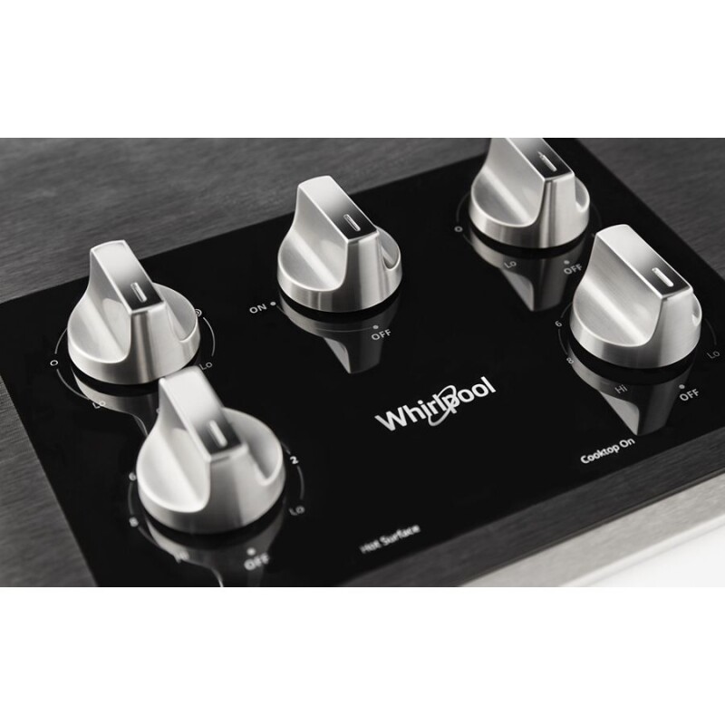36-inch Electric Ceramic Glass Cooktop with Two Dual Radiant Elements WCE77US6HS