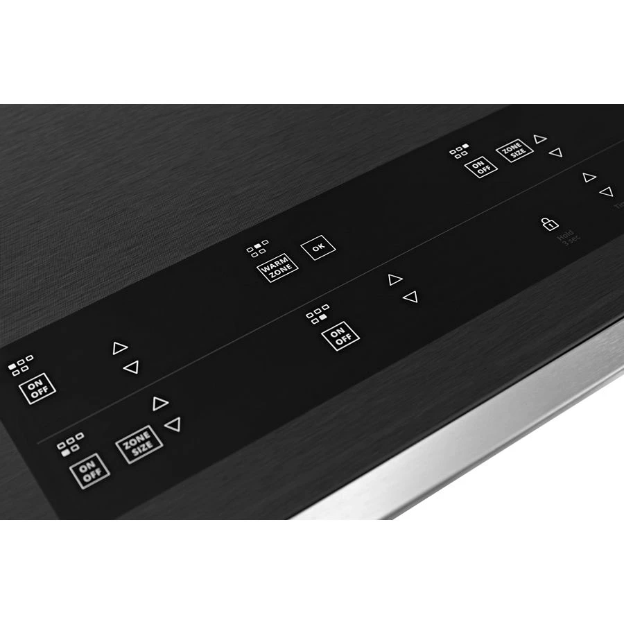 30-inch Electric Ceramic Glass Cooktop with Two Dual Radiant Elements view 3