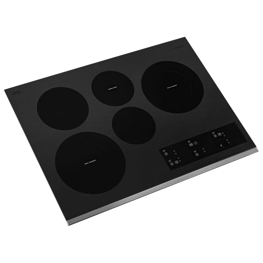 30-inch Electric Ceramic Glass Cooktop with Two Dual Radiant Elements view 6