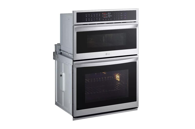 1.7/4.7 cu. ft. Smart Combination Wall Oven with InstaView®, True Convection, Air Fry, and Steam Sous Vide view 2