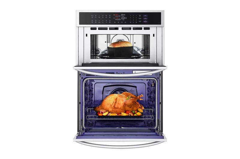 1.7/4.7 cu. ft. Smart Combination Wall Oven with InstaView®, True Convection, Air Fry, and Steam Sous Vide view 5