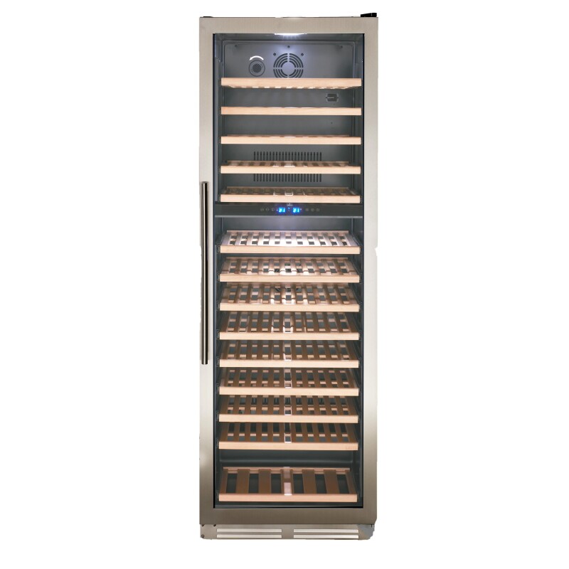 154 Bottle DESIGNER Series Dual-Zone Wine Cooler WCF154S3SD, product image 5 of 8
