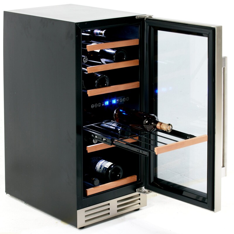 Avanti 28 Bottle DESIGNER Series Dual-Zone Wine Cooler WCF282E3SD, product image 2 of 2