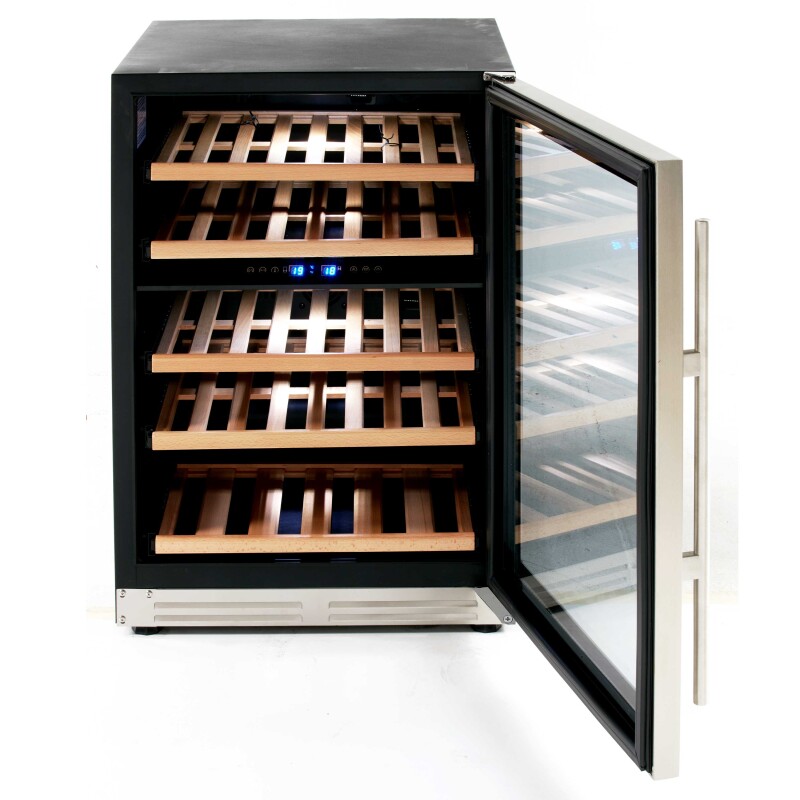 43 Bottle DESIGNER Series Dual-Zone Wine Cooler WCF43S3SD