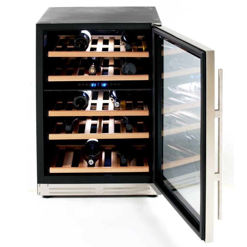 43 Bottle DESIGNER Series Dual-Zone Wine Cooler WCF43S3SD