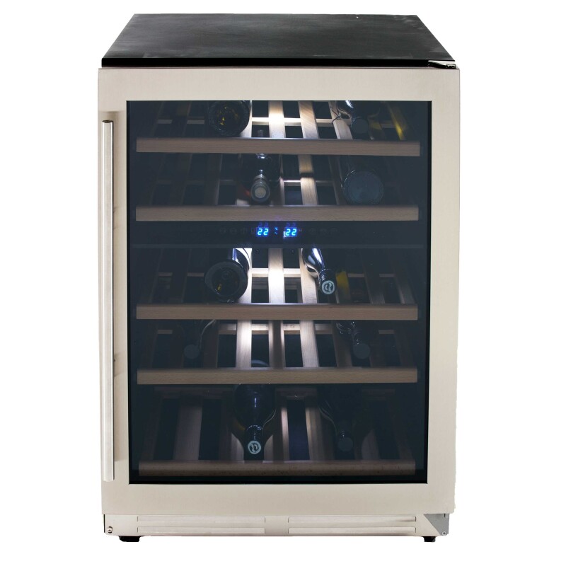43 Bottle DESIGNER Series Dual-Zone Wine Cooler WCF43S3SD