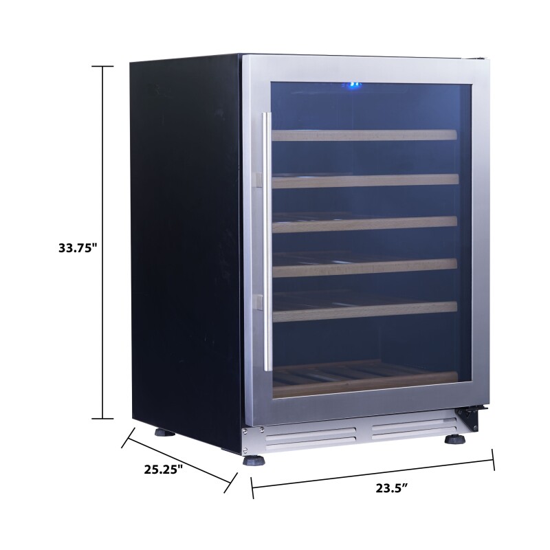 51 Bottle DESIGNER Series Wine Cooler WCF51S3SS, product image 8 of 8