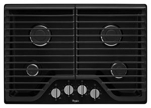 30 inch Gas Cooktop with Multiple SpeedHeat Burners WCG51US0DB, product image 3 of 3